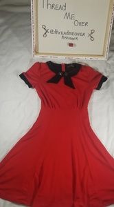 Retro/Vintage  Red Dress